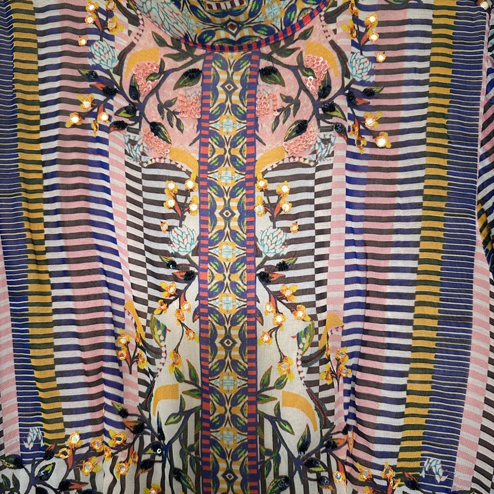 Anthropologie - ANASTASIA Colorful Boho MAXI DRESS - Size XS - Picture 15 of 16